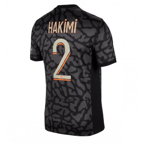 Maillot de foot Paris Saint-Germain Achraf Hakimi #2 Troisième 2023-24 Manches Courte